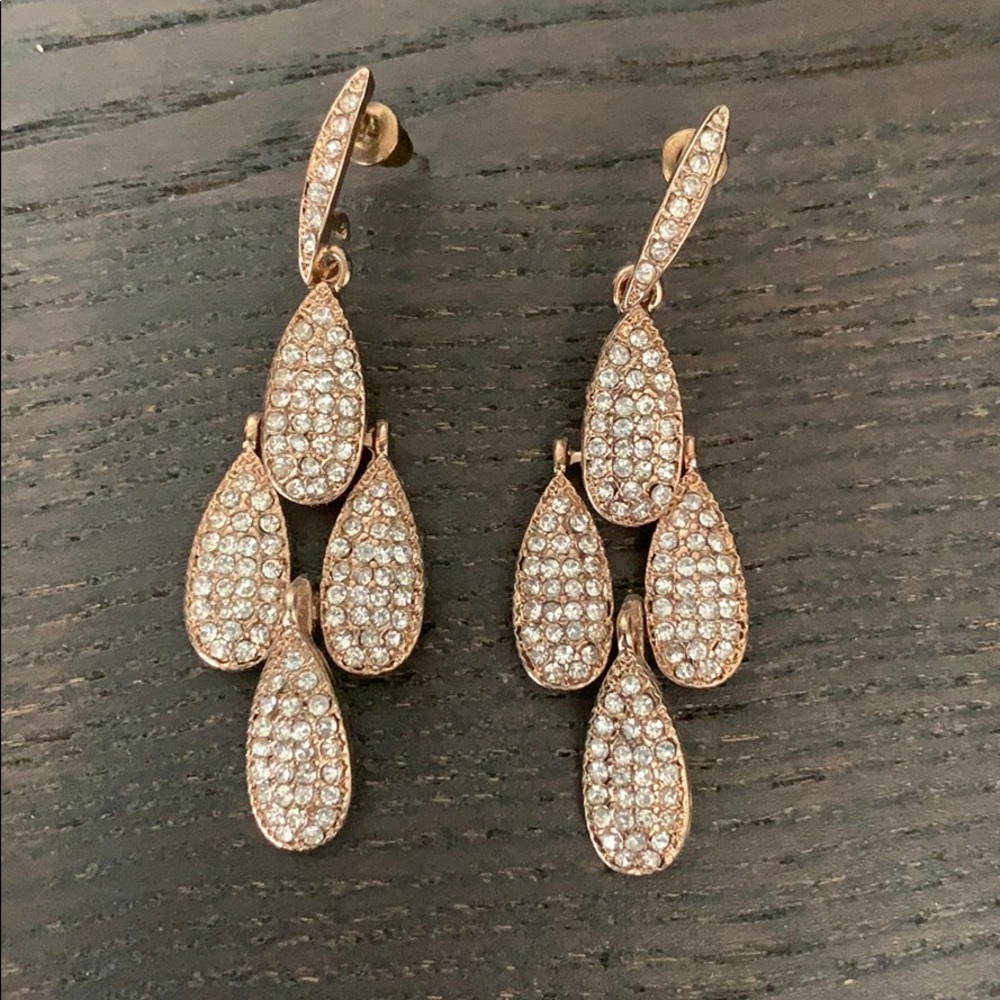 Rose Gold Drop Earrings